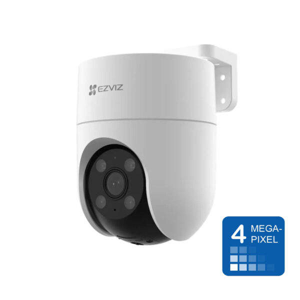 EZVIZ H8C  Camara PT WiFi / 4 Megapixel / Cobertura 360° / Detección humana / Seguimiento Inteligente / Sirena / Luz Parpadeante / Colores en Oscuridad / Micro SD / Audio de Dos Vías