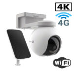 EZVIZ EB8  Cámara IP PT 8 Megapixels  4G Wifi  Bateria y Panel Solar 360 grados