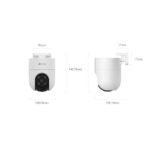 EZVIZ H8C  PRO Camara PT WiFi  3 Megapixel / Cobertura 360° / Detección humana / Seguimiento Inteligente / Sirena / Luz Parpadeante / Colores en Oscuridad / Micro SD / Audio de Dos Vías - Imagen 4