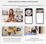 EZVIZ E4P Cámara Ojo de Pez Wifi 6 megapixeles  Panoramica 360 Grados Audio - Imagen 4