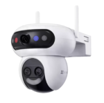 EZVIZ H90F  Camara IP PTZ 3K 15 Megapixeles  3 Lentes de 5 Megapixeles Wifi 6 Reconocimiento Facial